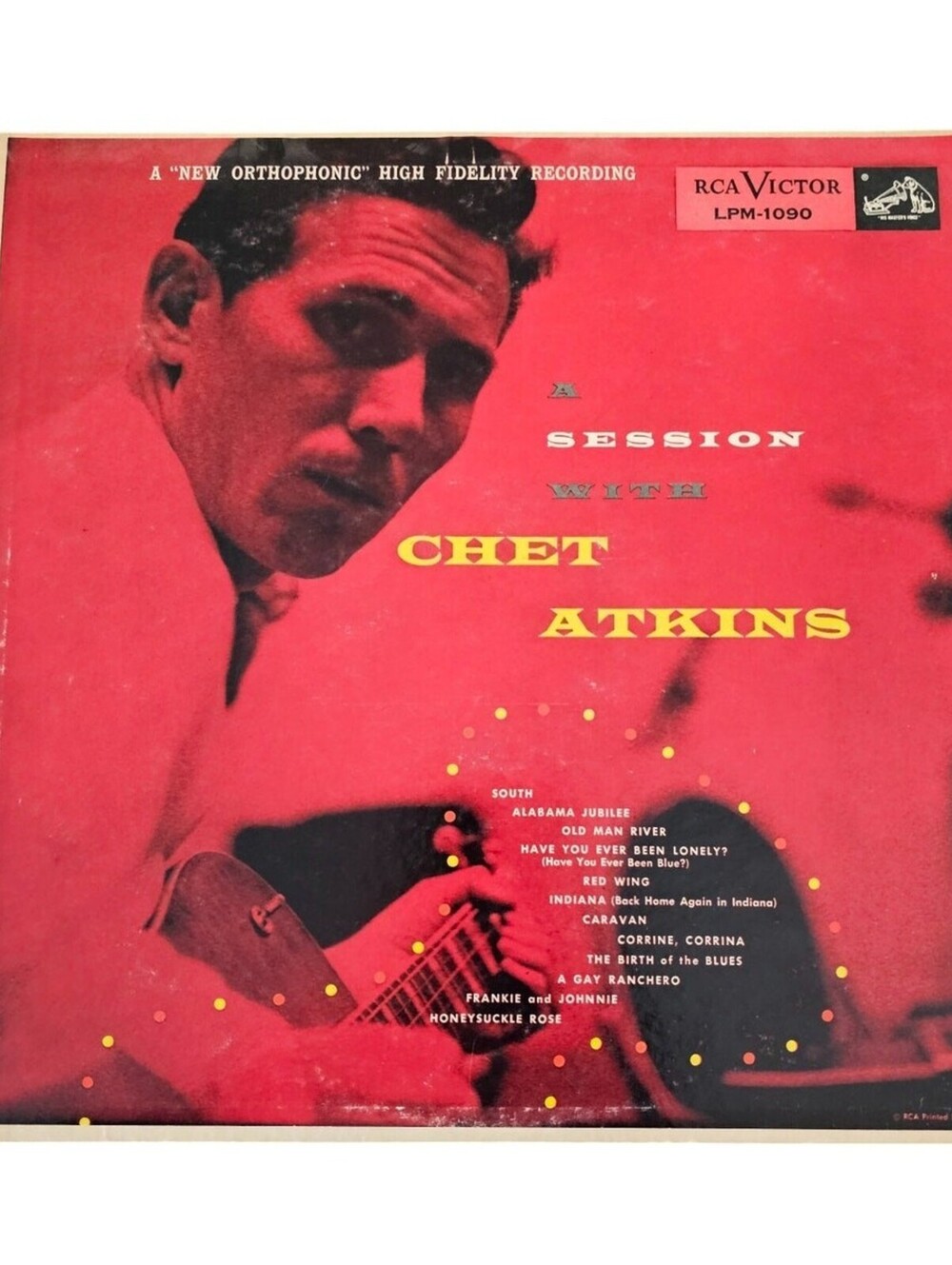Chet Atkins - A Session With - Stereo Vinyl Lp 1955 RCA Records LMP 1090